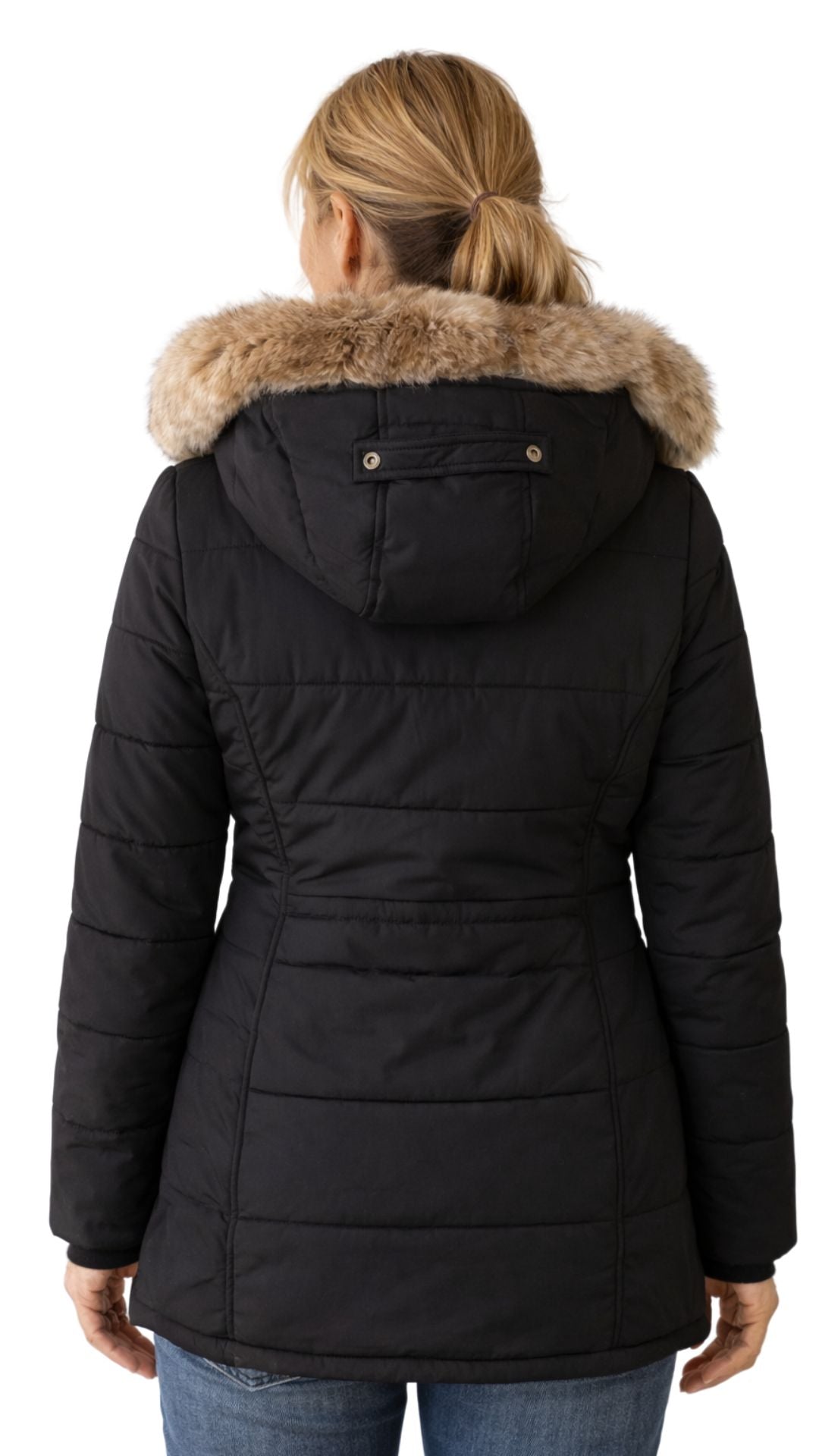 Charlotte | Long Hooded Puffer Parka for Women