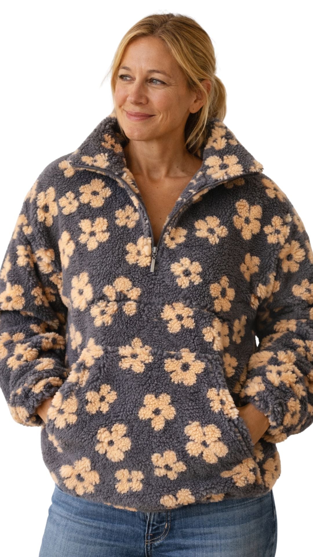 Eleanor | Half-Zip Fleece Pullover for Women