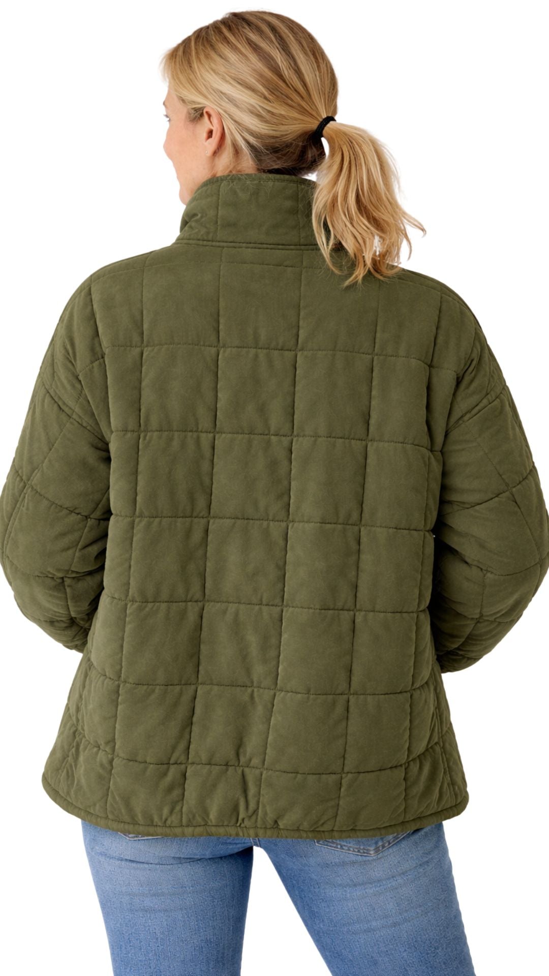 Hannah | Quilted Zip-Front Jacket for Women