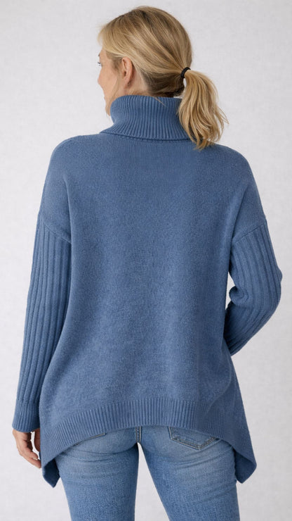 Margaret | Oversized Turtleneck Knit Sweater for Women